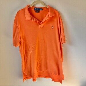 POLO BY RALPH LAUREN Shirt Pima Soft Touch Cotton Orange Mens XL